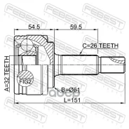 ���� �������� 32x61x26 | ����/��� | Febest 0110ZGX10 0110ZGX10 ����