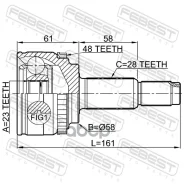 ���� �������� 23x58x28 | ����/��� | Febest 1510T19FLA48 1510T19FLA48 ����