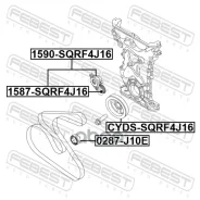 ���������� ����� ��������� ������������ Febest 1590SQRF4J16 1590SQRF4J16 ����