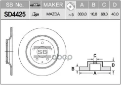 ���� ��������, ������ Sangsin Brake SD4425 SD4425 ����