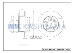 ���� ���������, ������ 08.5743.11 (245x10) 5 ��� Kashiyama G30021 G30021 ����
