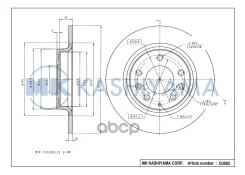 ���� ���������, ������ 08. A112.10 (280x10) 5 ��� Kashiyama G3002 G3002 ����