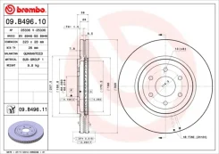 ���� ��������� �������� 09. B496.10 Brembo 09B49610 09B49610 ����