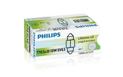 ����� Fest T10,5x30 12V 10W LongLife EcoVision Philips 12860Llecocp 12860LLECOCP ����