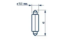 ����� 24V 18W SV8,5 (10�� � ��) Narva 17522 17522 ����