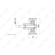 ����� �������� ����� ��� Lynxauto PB-3008 PB3008 ����