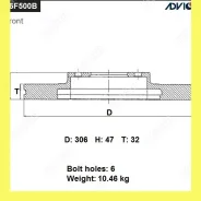 ���� ��������� ���. Advics B6F500B B6F500B ����