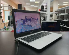 Asus. 15.6", 2,1����, ��� 8 ��, ���� 120���, WiFi: 1, Bluetooth: 1, ����������� �� 3��. ����