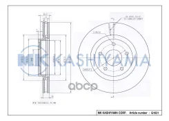 ���� ���������, �������� DF4964 (296x26)5 ��� Kashiyama G1031 G1031 ����