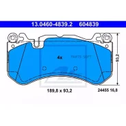 ������� ��������� ATE 13.0460-4839.2 ATE 13046048392 13046048392 ����