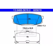 ������� �������� �. Toyota Land Cruiser 4.7 V8/4.5D V8 08 ATE 13046056192 13.0460-5619.2 1272 00 [0446660120] ! ATE 13046056192 13046056192 ����