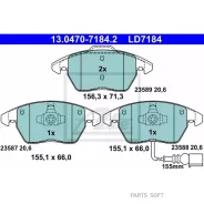 ������� AUDI A3/VW GOLF V ATE 13.0470-7184.2 ATE 13047071842 13047071842 ����
