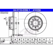 ���� ��������� ������! Audi A3, Skoda Octavia/Superb, VW Golf/Jetta 1.2TSI-3.6 03 ATE 24011003561 24.0110-0356.1 ATE 24011003561 24011003561 ����