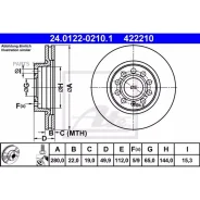 ���� ��������� ��������! Audi A3, VW Caddy/Golf 04 ATE 24012202101 24.0122-0210.1 ATE 24012202101 24012202101 ����