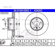 ���� ����. ���. BMW 3, X1 E90,91,84 ATE 24.0124-0203.1 ATE 24012402031 24012402031 ����