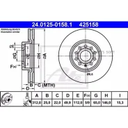 ���� ��������� ��������! VW Passat 1.6/2.0FSi/1.9/2.0TDi 05 ATE 24012501581 24.0125-0158.1 ATE 24012501581 24012501581 ����