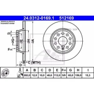 ���� ��������� ������ (282x12) 5 ���. ATE 24.0312-0169.1 ATE 24031201691 24031201691 ����