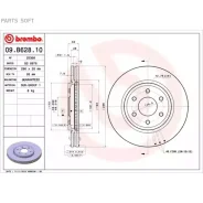 ���� ��������� ��������! Nissan Navara/Pathfinder 2.5DCi 05 Brembo 09B62810 09. B628.10 Brembo 09B62810 09B62810 ����