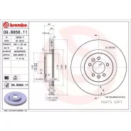 ���� ��������� LAND Rover Discovery/Range Rover IV/Sport �������� D 360��. Brembo 09. B858.11 Brembo 09B85811 09B85811 ����