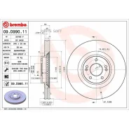 ���� ��������� Hyundai Santa FE/KIA Sorento R18 18- �������� ����. D 340��. Brembo 09. D990.11 Brembo 09D99011 09D99011 ����
