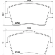 ������� �������� ��������! Volvo XC40 1.5-2.0/2.0D 17 Brembo P86031 P 86 031 Brembo P86031 P86031 ����