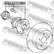 ���������� ����. ���.! Toyota Camry 2.0-3.511 Febest 0182ACV51RRH �-�� Febest 0182ACV51RRH 0182ACV51RRH ����