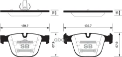 ������� ��������� ������ BMW E60 E70 / 34216761286 / 34116763305 Sangsin brake ���. SP2164 SP2164 ����