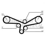 ������ ��� Audi VW 2.7T-2.8-4.2 Z=253-30 98 Contitech CT920 CT920 ����