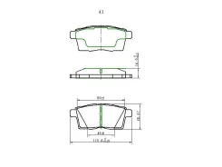 ������� ���������, ������ D3143 MZ CX-7 ER/ER3P 06-, MPV LY3P 06- JD JBP0243 JBP0243 ����