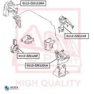 ������� ��������� | ��� ����/��� | Toyota/ Corolla CE120/ NZE12#/ ZZE12# 2000-2008 ASVA 0112ZZE121R 0112ZZE121R ����