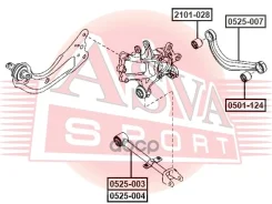 ���� ������ Mazda 6 GHP928C10 ASVA ���. 0525-007 0525007 ����