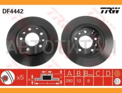 ���� ��������� ������ Mazda 6 (GG, GH) DF4442 8DD355115831, 8DD355110371, 8DD355110381, 24011003021, 54814PRO, 54256, 54256PRO, 186851, 0986479949, F0...