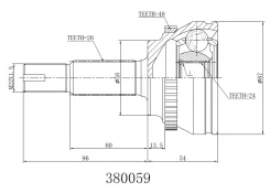 ���� ������� 26/24 ABS 48 | ����� ��� | INKO 380059 380059 ����