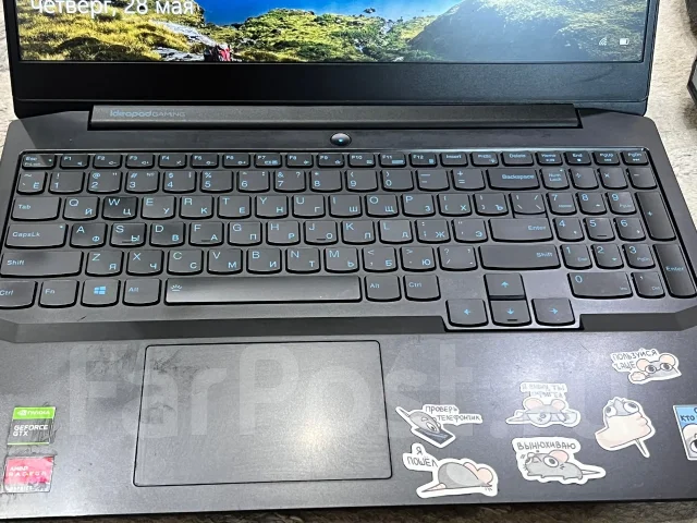 Lenovo IdeaPad Gaming 3 15ARH05. 15.6", 4����, ��� 24 ��, ���� 512���, WiFi: 1, Bluetooth: 1 ����