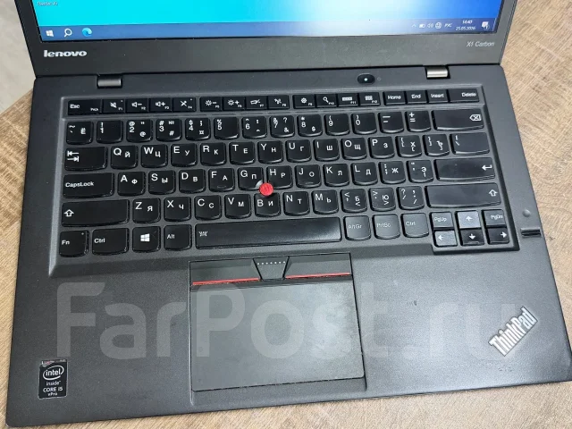Lenovo ThinkPad X1 Carbon. 14", 2,2����, ��� 8 ��, ���� 256���, WiFi: 1, Bluetooth: 1 ����