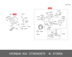 ��������� Hyundai/KIA 3730042870 3730042870 ����