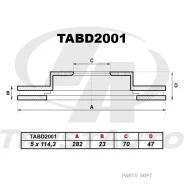 ��������� ���� (TA); TABD2001 (FR) CR-V RD1 (96-01)/ HR-V GH1 GH2 GH3 GH4 (98-02)/ Odyssey RA1, RA2, RA3, RA4 (95-)/ Stepwgn RF1 RF2 B20B (96-) Trusta...