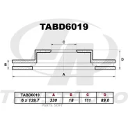 ��������� ���� (TA); TABD6019 (RR) Safari WFGY61 (02-07)/Patrol(GR) Y61 (02-07) Trustauto TABD6019, ������ ������ TABD6019 ����
