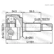 ���� �������� 32x61x26 | ����/��� | Febest 0110ZGX10 0110ZGX10 ����