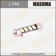 ����� ������������ Masuma LED T10x37 12V/10W SMD 1-2W (�������� 2��) L742 ����