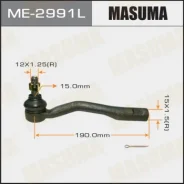 ���������� ������� Masuma ME-2991L/FE-2991L/CET-91/44200-44060, �44200-44120, 44200-44290, 45047-2907 CET91 ����