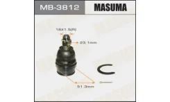����� ������� Masuma FB-3812/MB-3812/48620-60010, 48640-60010 CBT100 ����