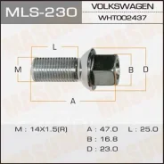 ���� �������� Masuma Volkswagen/ Passat 8D0601139D, WHT001812, WHT002437 MLS230 ����