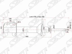 ������ SAT ������ Subaru Forester 97-02 RH/20360-FC120/B3478/20360-FC140/324054/334191/DF334191, ������� ST20360FC140 ����