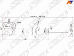 ������ SAT �������� Subaru Forester 97-02 RH ST-20310-FC040 /B3438/334189/20310-FC040/20310FC040/20310FC020/20310-FC020/DF334189, ������� ST20310FC040...