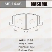 ������� �������� Masuma, AN-638WK, NP1065, P83100 front /04465-28400/04465-28430/AY040-TY058, ��������� AN638 ����