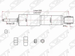 ����������� SAT Toyota LITE / Townace NOAH 86-96 LH=RH 343277/ST-48500-29606/E2819/48500-29376/48500-29606, ������/������ ST4850029606 ����