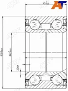 ��������� SAT �������� ������� FORD Escape/Maverick/Mazda Tribute 00 EC01-33-047/EC01-33-048/DAC427�80045 42x78x45/GH042090/GH10250/IJ12�1008/ST-EC01...