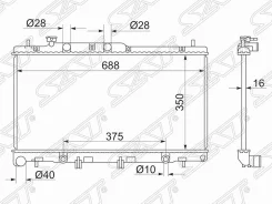 �������� SAT Subaru Legacy EZ30 03-09 SB0005-BLE/45119-AG050/45119AG�050/45111-AG050/45111AG050 SB0005BLE ����
