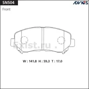 ������� �������� Advics AN-751/CF-2546/55810-57L00/558�10-57L50/AY040-NS132/D1060-JD0�0A/D1060-JD00J/D1060-3UB0A/D10�80-JE00A/AY040-NS152/D1060-9N0�0A...